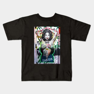 THE QUEEN GRAFFITI STATEMENT OPRAH WINFREY POPART Kids T-Shirt